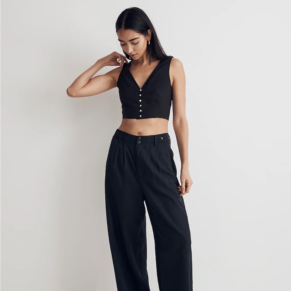 Madewell Softdrape Gwen Crop Vest Top
